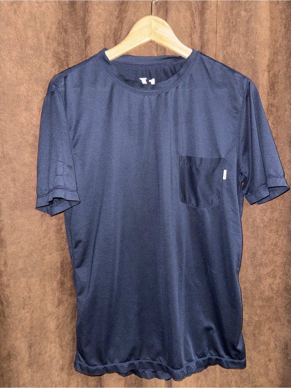 Vuori Navy Short-Sleeve Pocket Tee